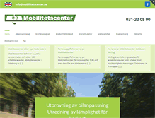 Tablet Screenshot of mobilitetscenter.se
